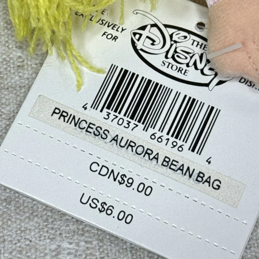 Sleeping Beauty Prince Phillip Maleficent Aurora Disney Store Bean Bag Set of 3 - Picture 4 of 10